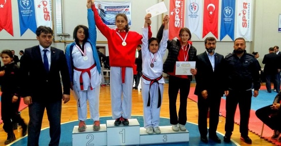 Şahinbey Taekwondo takımı, final müsabakalarında 2 altın madalya kazandı