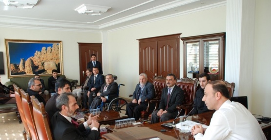 Engelli derneklerinden Vali Erin’e ziyaret