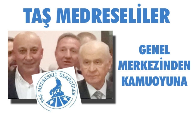 TAŞ MEDRESELİLER GENEL MERKEZİNDEN KAMUOYUNA
