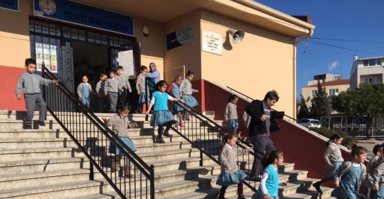 İtfaiyeden yangın eğitimi