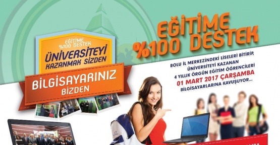 Bolu Belediyesi 1 Mart’ta laptop dağıtacak