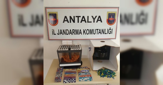 Manavgat’ta kumar baskını