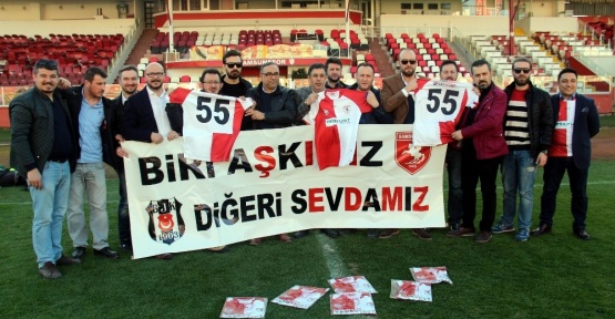 Beşiktaşlı taraftarlardan Samsunspor’a forma desteği