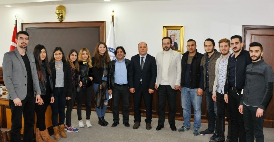 Genç turizmcilerden Rektör Bircan’a ziyaret