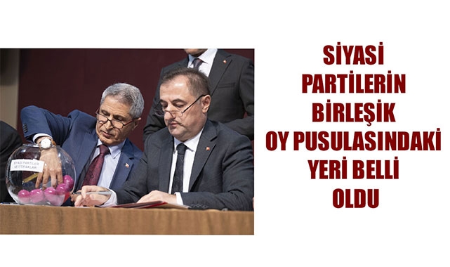 SİYASİ PARTİLERİN BİRLEŞİK OY PUSULASINDAKİ YERİ BELLİ OLDU