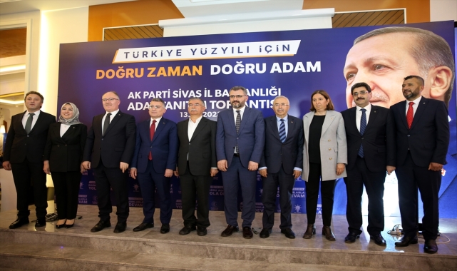 AK Parti Sivas'ta milletvekili adaylarını tanıttı