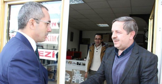 Kaymakam Pişkin’den basın mensuplarına ziyaret