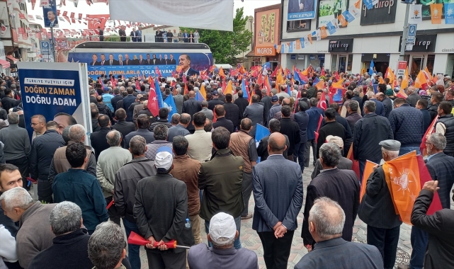 AK Parti Beypazarı İlçe Başkanlığı miting düzenledi