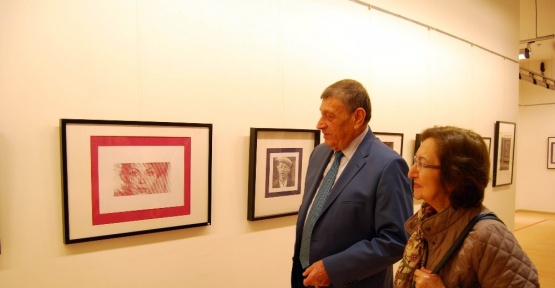 Sanko Sanat Galerisinde katı sanatı sergisi