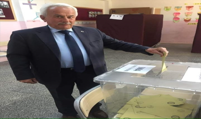 Korgun Belediye Başkanı Hasan Hüseyin Kozan oyunu kullandı