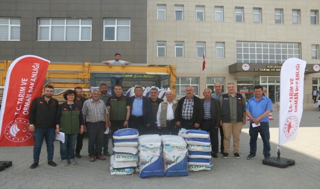 Kırşehir'de üreticilere tohum desteği