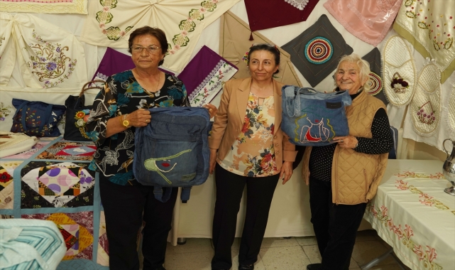 Hacıbektaş Halk Eğitim Merkezi kursiyerleri ürünlerini sergiledi