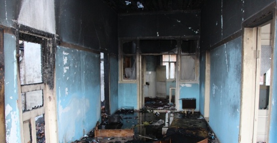 Amasya’daki yangının izleri gün aydınlanınca ortaya çıktı