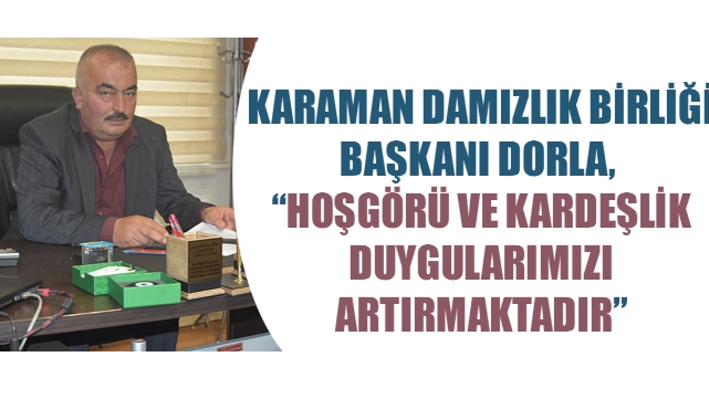 DAMIZLIK BİRLİĞİNDEN KUTLAMA MESAJI