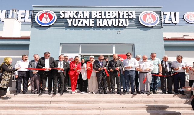 Sincan'da Çimşit Yüzme Havuzu hizmete girdi