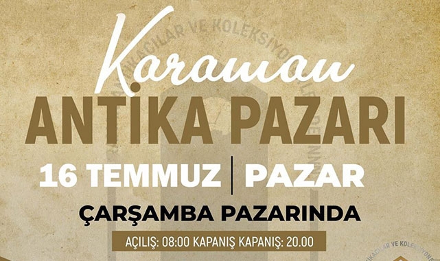Antika Pazarı 10. Kez Hizmetinizde