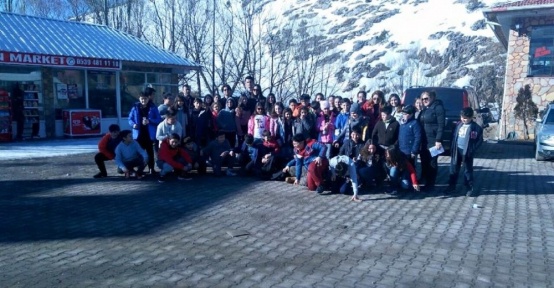 GKV’liler Kayseri Erciyes kayak eğitim kampında