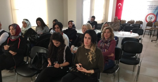 Osmaniye Eczacılar Odası’na sağlıklı beslenme semineri