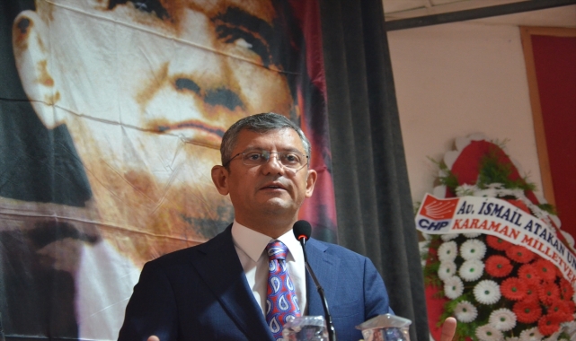 CHP Grup Başkanı Özel, partisinin Karaman İl Kongresi'nde konuştu: