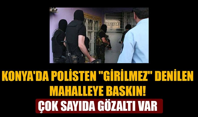 KONYA'DA POLİSTEN