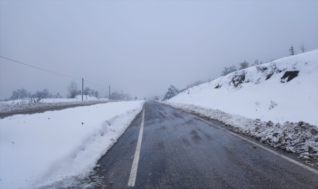Karayolları 43. Şube Şefliği karla mücadele çalışmalarını sürdürüyor