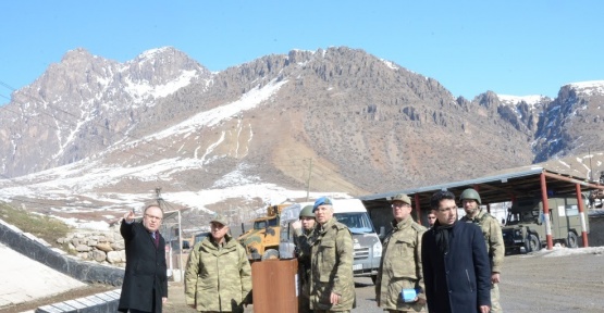 Üst bölgesindeki askeri birlikler ziyaret edildi