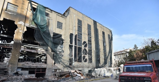 Maltepe havagazı fabrikası yıkılıyor