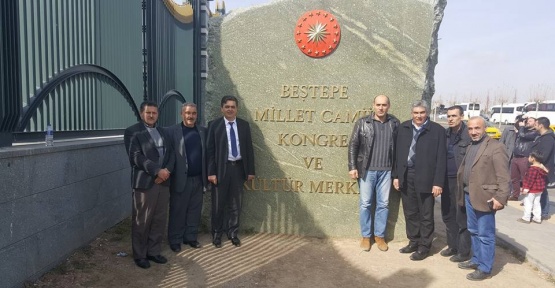 Başkan Yalçın’dan Beştepe Millet Camii’ne ziyaret