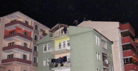 Dilencilikten işlem gördü çatıya çıktı