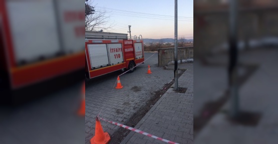 Elektrik direğinde yangın çıktı