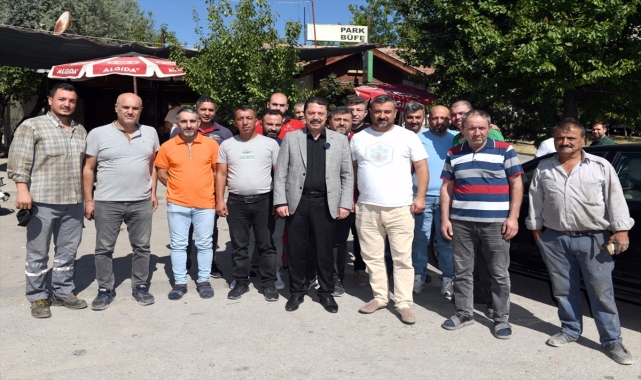 Beypazarı Belediye Başkanı Özer Kasap, esnafla bir araya geldi