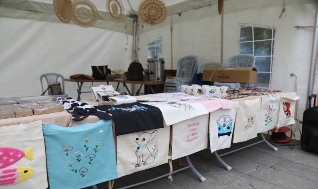 Çubuk'ta kadınlar el emeği göz nuru ürünlerini sergiledi