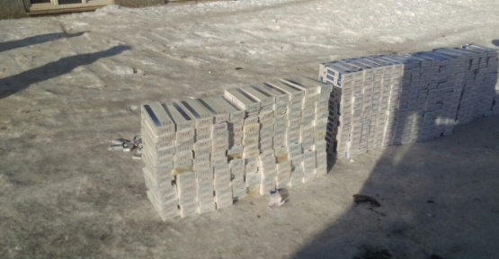 Van’da kaçak sigara ele geçirdi