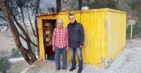 Büyükşehir’den barakada yaşayan yaşlı adama yardım eli