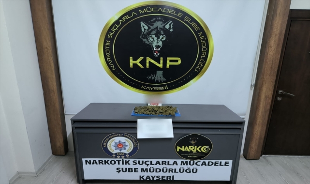 Kayseri'deki uyuşturucu operasyonunda 1 kişi yakalandı