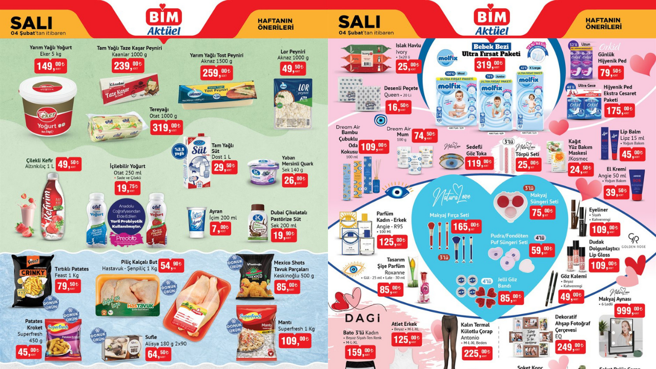 BİM’de Yoğurt ve Pilice İndirim Geliyor! BİM 4 Şubat Aktüel Kataloğu!