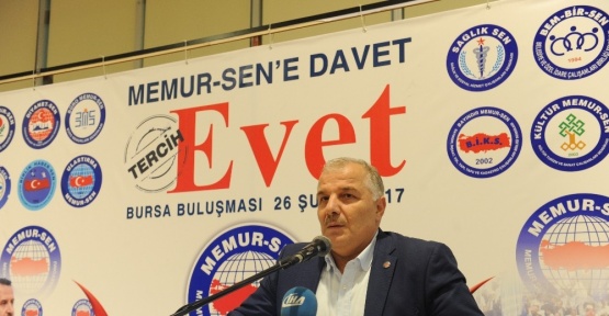 Memur-Sen’den referandum toplantısı