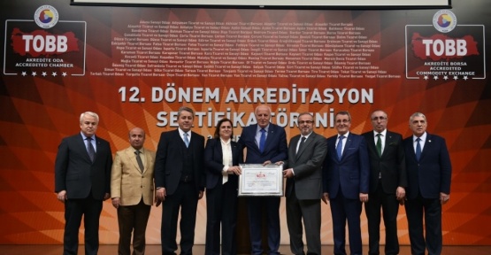 DTSO’nun akreditasyon belgesi yenilendi