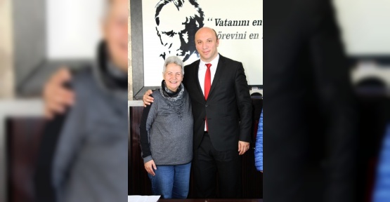 İlçe Milli Eğitim Müdürü Bahadır’a şefkatli ziyaret