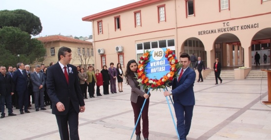 Vergi Haftası Bergama’da törenle kutlandı