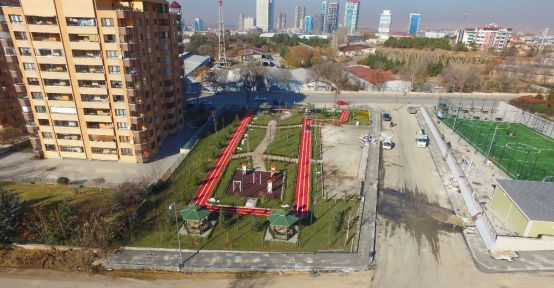 Ankara Büyükşehirden görme engellilere özel park