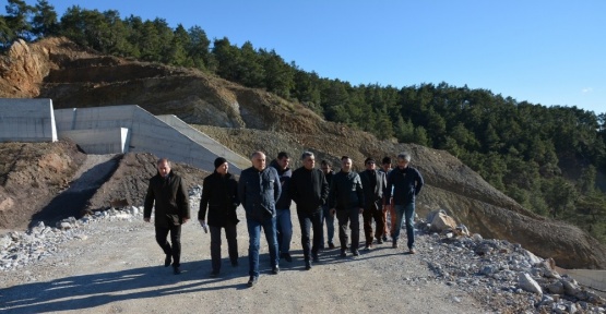 Coşkun, Aksu Karaöz Çepeli Barajı incelendi