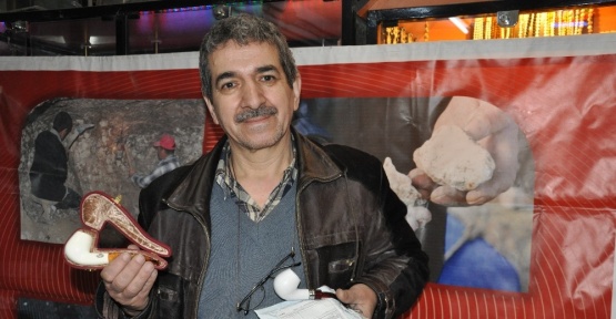 Çakma lületaşı ürünü de çıktı