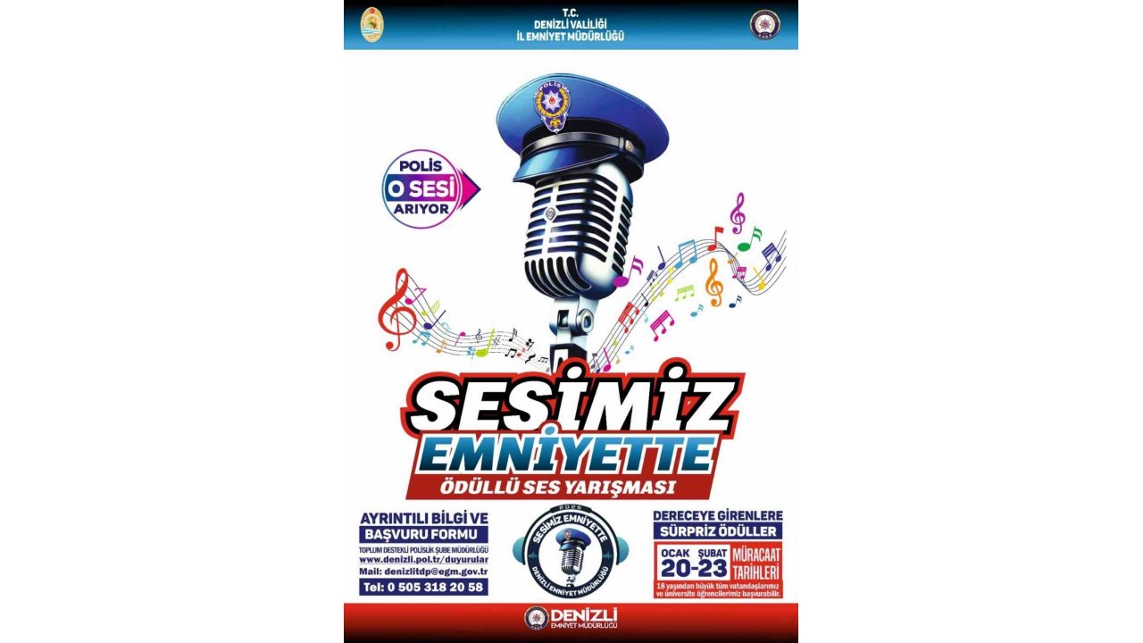 Denizli Emniyet Müdürlüğünün ‘Sesimiz Emniyette’ Yarışmasında Son Gün 28 Şubat