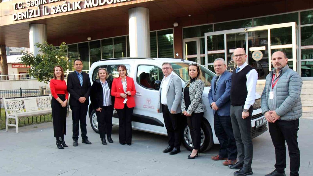 Denizli’de Evde Sağlık Hizmeti Aracı Hizmete Alındı