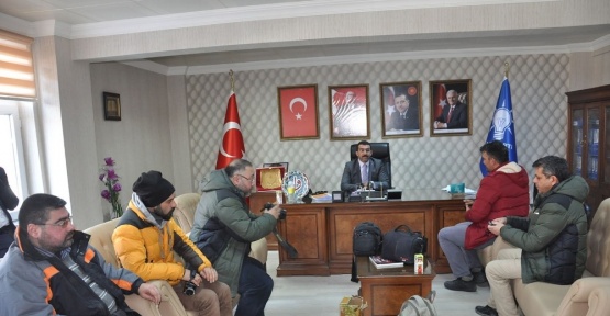 Başkan Adem Çalkın, referandum öncesi basınla buluştu