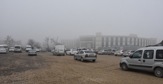 Düzce Belediyesinden hastane için otopark yapıldı