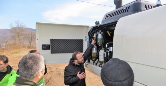 İş makinesi kullanan operatörlere eğitimi düzenlendi