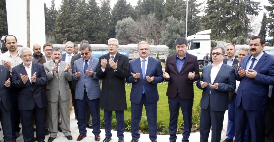 Antalya’dan Halep’e 10 tır insani yardım