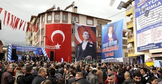 Başkan Çerçioğlu, Karacasu’da temel attı, müjde verdi